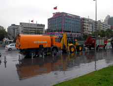 Ankarada yoğun yağış korkutuyor