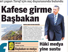 Taraf Erdoğana gürledi