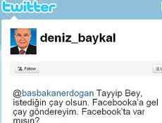 Baykal ve Erdoğan da twitterda!